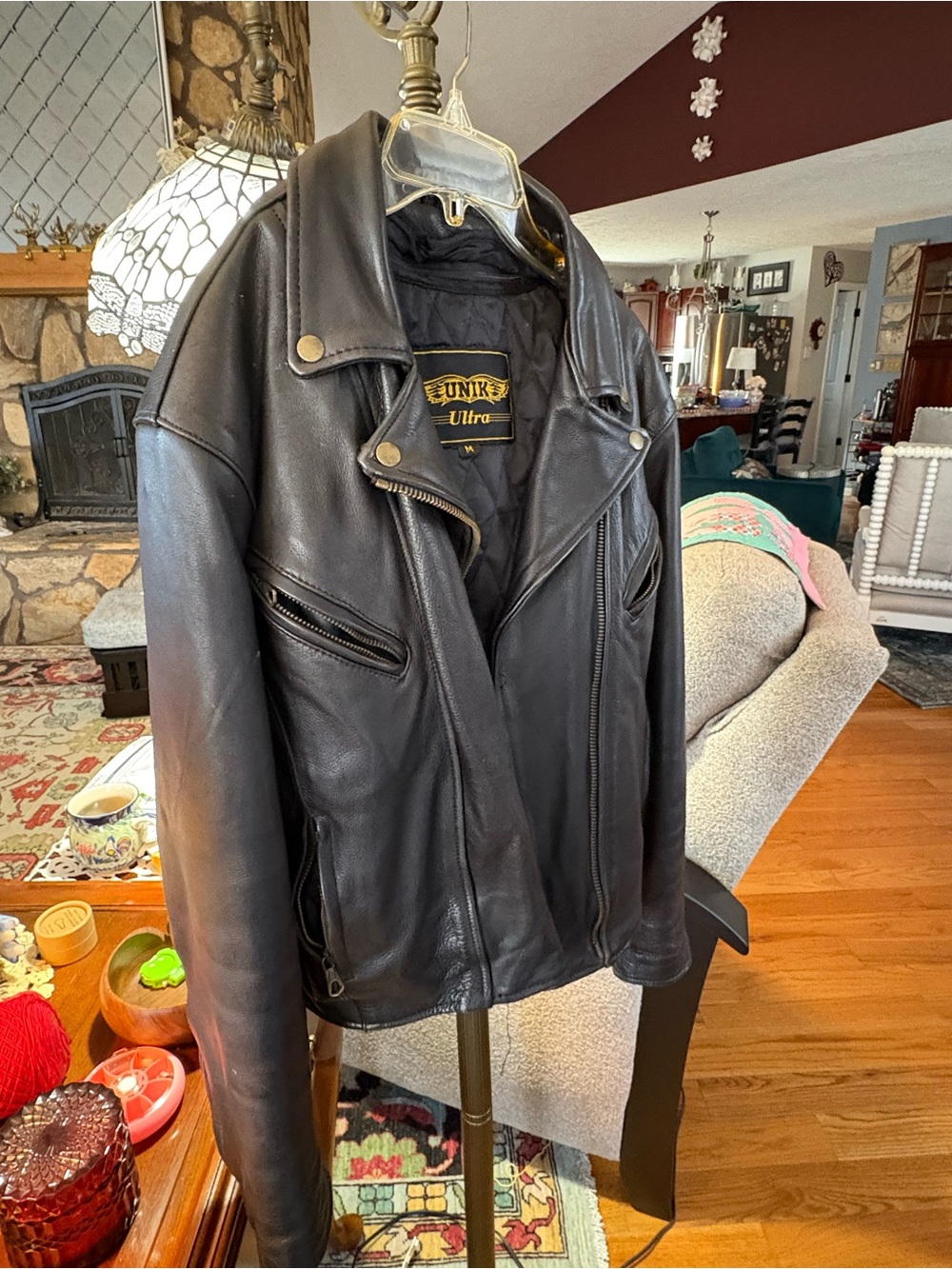 Black Leather Women’s Biker Jacket